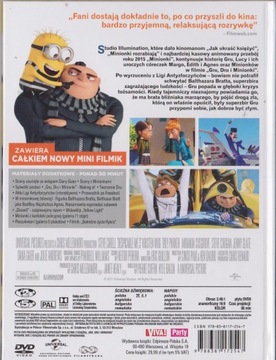 Film Gru Dru i Minionki płyta DVD+ booklet