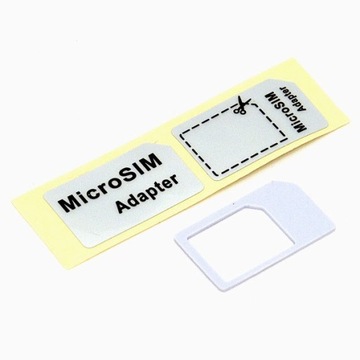 ADAPTER MICRO SIM do STANDARD SIM