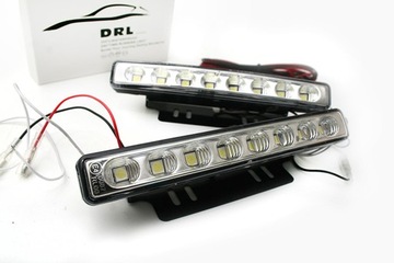 ДНЕВНЫЕ ходовые огни ДХО 16 LED SMD 5050 АВТОМАТ встроенные