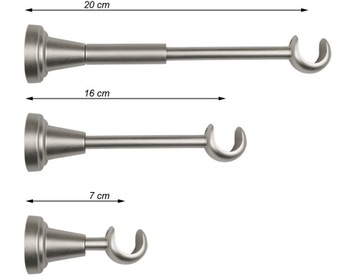 КАРДИНЫ 140 см ДВОЙНЫЕ Карнизы CLASSIC 1,4 м.