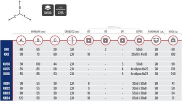 20 x РЕГУЛИРУЕМЫЙ УГЛОВОЙ СОЕДИНИТЕЛЬ UA 44x50x100 КУ50