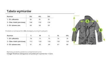 Большая куртка BRANDIT M65 со стандартной подкладкой 2 в 1 5XL