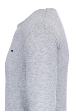 BLUZKA MĘSKA DŁUGI RĘKAW LONGSLEEVE BASIC SZARA XL