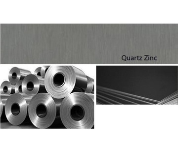 Tittan Tin Tip Patin vmzinc Quartz Gr. 0,65 мм лист 1x2M Rulon Shipping