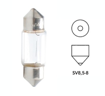 Лампа M-Tech C10W 24В 10Вт T11x36мм SV8.5 10шт.