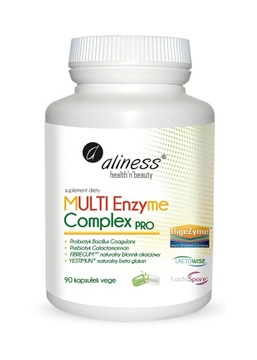 Aliness MULTI Enzyme Complex PRO 90 капсул Пищеварительные ферменты ПРОБИОТИКИ