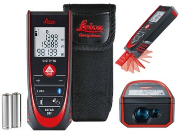 Dalmierz laserowy Leica Disto D2 BT łączność BLUETOOTH zasięg 100m