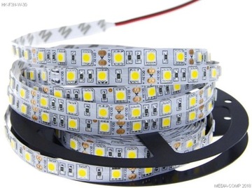 ZESTAW Taśma POWER LED 20m 1200D 5050 Biała CIEPŁA