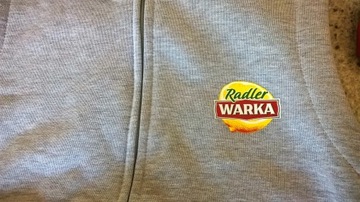 WARKA RADLER BEER серый жилет L шарф FAN