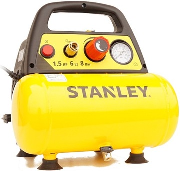 STANLEY COMPRESSOR COMPRESSOR 6L 8 BAR + НАБОР из 6 предметов.