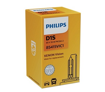 Ксеноновая нить Philips D1S Vision 4600K 35 Вт 85 В БЕСПЛАТНО