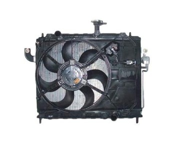 Комплект радиатор вентилятор kia rio 1,5crdi 05 06- фото №1