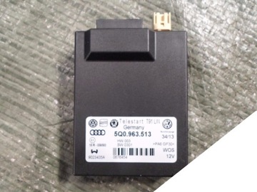 Vw audi skoda блок керування модуль telestart 5q0963513 фото №1