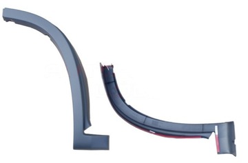 Накладка планка підкрилки l ducato jumper boxer 06- фото №1