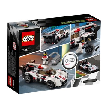 Колодки lego 75872 чемпионы скорости audi r18 e - tron quattro, фото