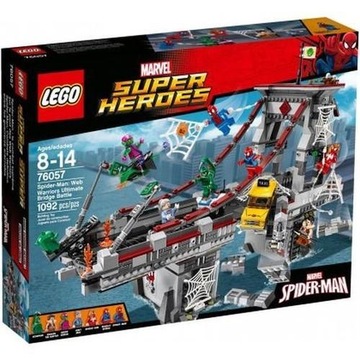 Pads lego marvel superheroes spider-man set pajeczy warrior 76057, фото