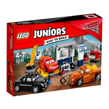 Lego юниоры 10743 - тачки автомобиля 3-warsztat smokey’ego - уни палач 2017, фото