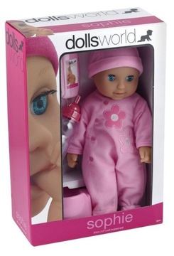 Doll baby joy 38 centimeters outfit white, фото