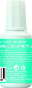 Корректоры в бутылка 20 ml (10 штук), фото