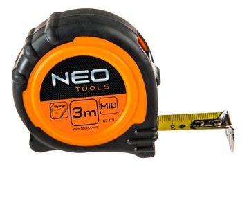Tape measure steel 3m nylon magnet neo 67 - 113, фото