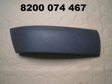 Renault clio 2 restyling overlay right front bumper, фото