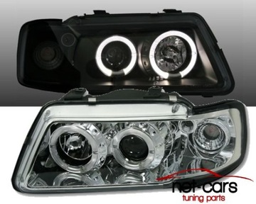 Фонаря рефлекторы audi a3 s3 8l angel глазки led подсветка c, фото