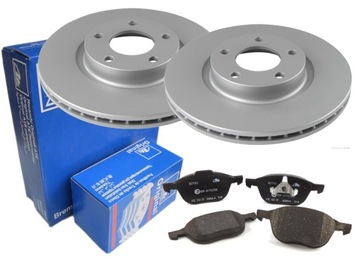 Ate pads+ disks front mazda 3 bk bl 300mm, фото