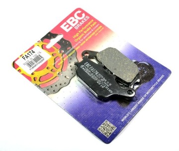 Pads brake ebc ass yamaha mt-07 from 14 r., фото