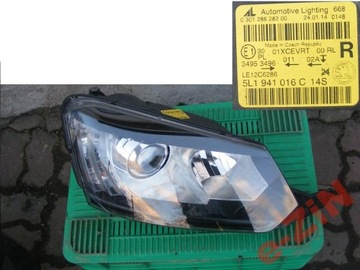 Skoda yeti рефлектор xenon 5l1941016c рестайлинг европа, фото