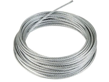 Rope steel stainless steel 1x19 5mm a4 acid-resistant, фото