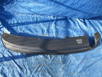 Audi a4 8w0 b9 s line spoiler rear bumper overlay, фото