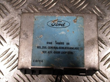 Ford escort 1.6 computer control unit 91ag 14a093 aa, фото