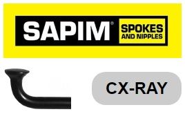 Sapim спица cx-ray black черный 238mm, фото