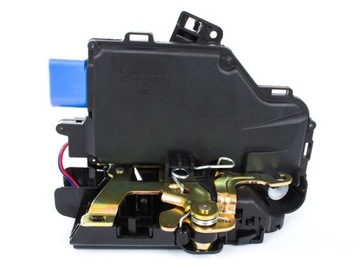 Door lock front door left front golf 5 v octavia 2 touran, фото