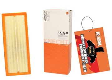 Air filter knecht lx 1211 to audi seat skoda, фото