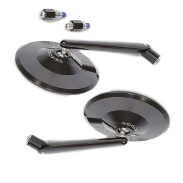 Complete mirrors metal black kawasaki triumph honda kawasaki yamaha, фото