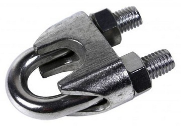 Clamp to lin metal cable bevel 5 mm 5 pieces, фото