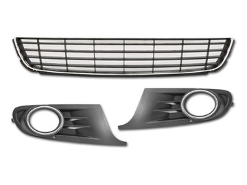 Решетка хром vw golf vi 6 5k0 2008-13, фото