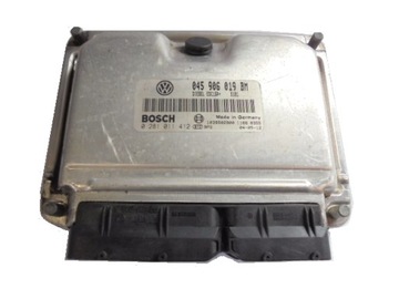 Skoda fabia 1. 4tdi компьютер 045906019bm 0281011412, фото