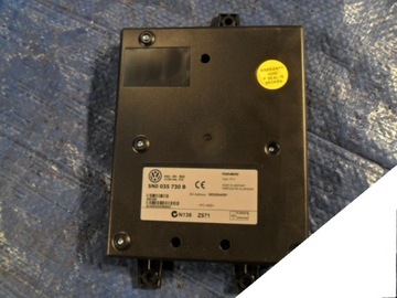 Vw control unit block phone original 5n0035730b, фото