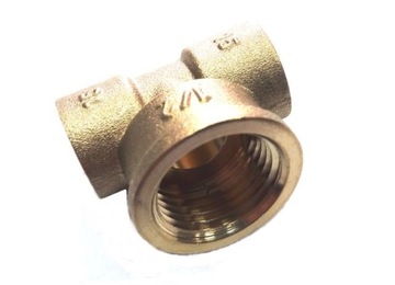 Copper cu tee reduction 15x1/ 2x15 guarantee im140, фото