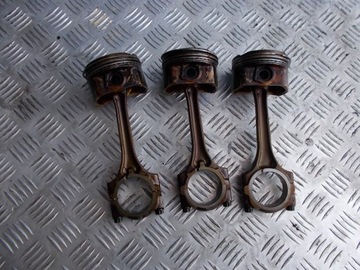 Toyota corolla e12 piston connecting rod 1.4 16v 2004r, фото