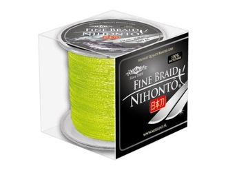 Mikado nihonto fine braid 0, 40mm 300m fluo yellow, фото