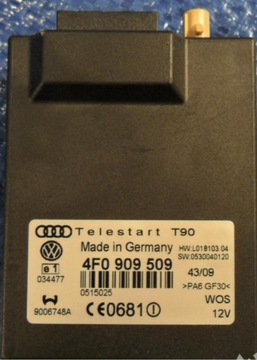 Vw audi блок управління webasto телестар t90 4f0909509, фото