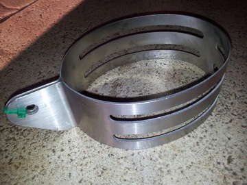 Clamp muffler akrapovich instead of carbon ktm exc, фото