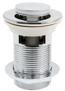 Cork overflow button - klak round hydroland silvery, фото