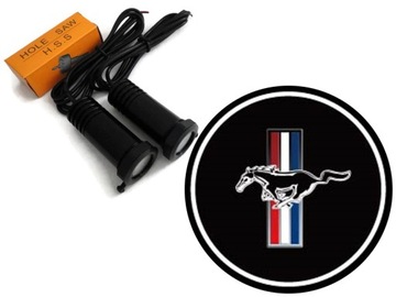 Welcoming light logo ford mustang maxx 2x7w, фото