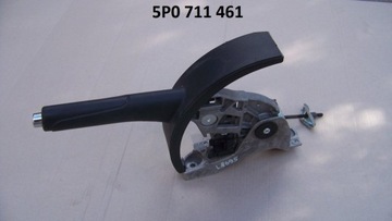 Seat altea 5p0 parking brake lever handbrake mechanical, фото