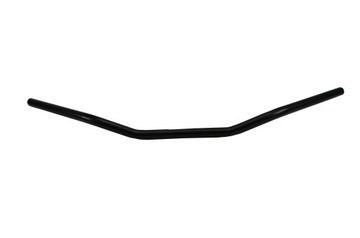 Steering wheel 1 cal 25, 4 mm black steel custom cafe racer bober, фото