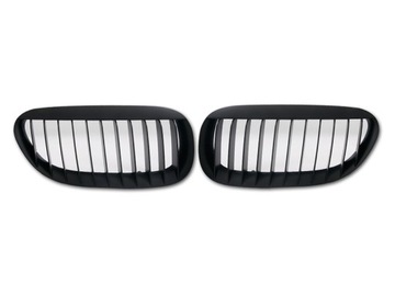 Решетка ноздря bmw 6 e63 e64 2002-2010 black черный, фото